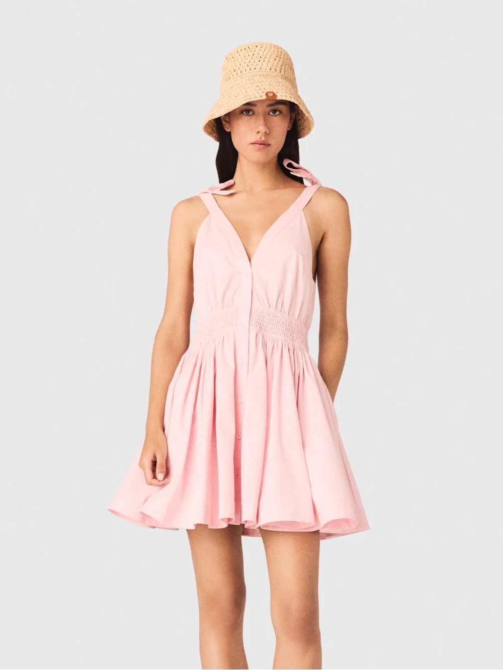 MAJE Reonea Short Flared Dress